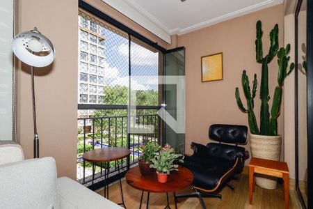 Varanda da Sala de apartamento à venda com 2 quartos, 146m² em Jardim Panorama, São Paulo