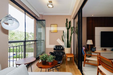 Varanda da Sala de apartamento à venda com 2 quartos, 146m² em Jardim Panorama, São Paulo