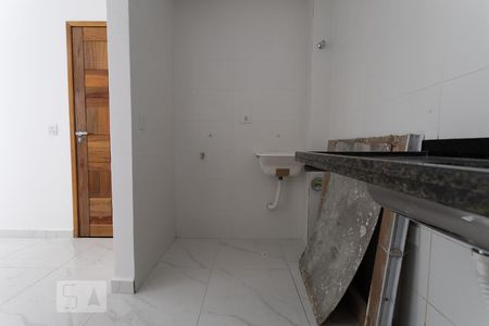 Cozinha de apartamento para alugar com 1 quarto, 35m² em Chácara Seis de Outubro, São Paulo