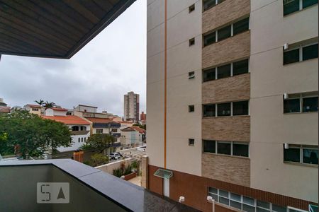 Vista da Varanda da Sala de apartamento à venda com 4 quartos, 155m² em Vila Bastos, Santo André