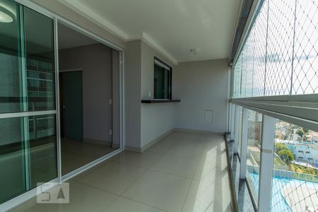 Varanda da Sala de apartamento à venda com 4 quartos, 147m² em Maria Virgínia, Belo Horizonte