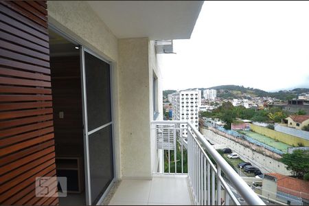 Varanda da Sala de apartamento à venda com 3 quartos, 70m² em Fonseca, Niterói