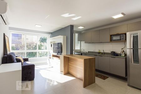 Sala de apartamento para alugar com 1 quarto, 43m² em Petrópolis, Porto Alegre