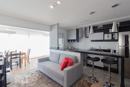 Sala de apartamento à venda com 1 quarto, 57m² em Pinheiros, São Paulo