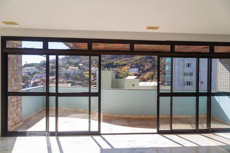 Varanda da Sala 1 de apartamento para alugar com 2 quartos, 160m² em Sion, Belo Horizonte