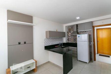 Sala/Cozinha de apartamento para alugar com 1 quarto, 40m² em Ouro Preto, Belo Horizonte