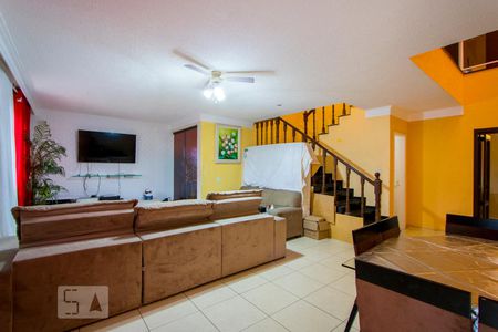 Sala de estar 1 de casa à venda com 4 quartos, 396m² em Jardim Cristiane, Santo André