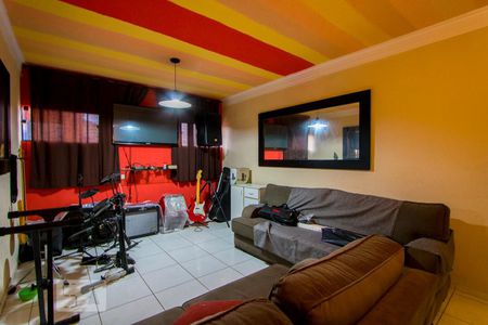 Sala de estar 2 de casa à venda com 4 quartos, 396m² em Jardim Cristiane, Santo André