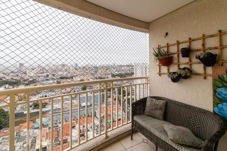 Varanda de apartamento à venda com 3 quartos, 93m² em Vila Prudente, São Paulo