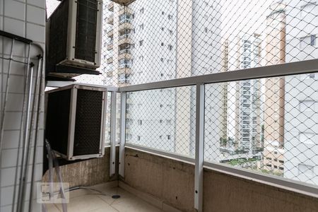 Varanda de apartamento para alugar com 3 quartos, 74m² em Ponta da Praia, Santos
