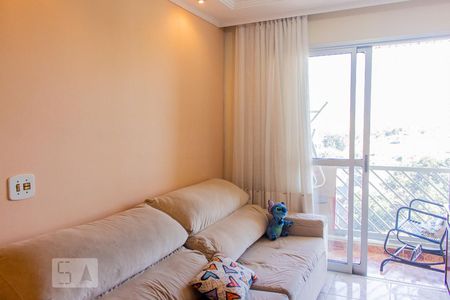 Sala de apartamento à venda com 3 quartos, 70m² em Vila Bela Vista, Santo André