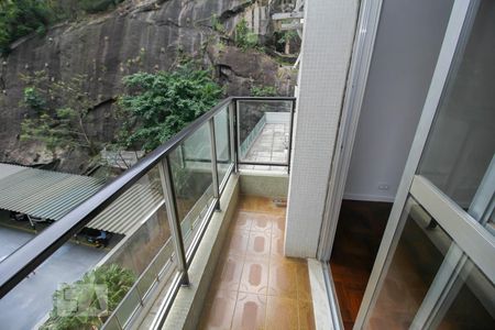 Varanda da Sala de apartamento para alugar com 1 quarto, 67m² em Flamengo, Rio de Janeiro