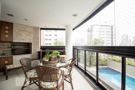 Varanda Gourmet de apartamento à venda com 3 quartos, 173m² em Pompeia, São Paulo