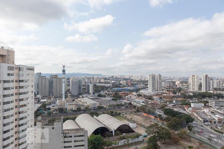 Vista da Sacada de apartamento à venda com 1 quarto, 51m² em Santa Cecilia, São Paulo