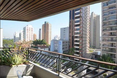 Varanda da Sala de apartamento para alugar com 3 quartos, 145m² em Vila Mariana, São Paulo