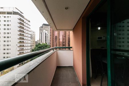 Varanda de apartamento à venda com 1 quarto, 40m² em Itaim Bibi, São Paulo