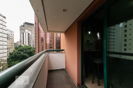 Varanda de apartamento à venda com 1 quarto, 40m² em Itaim Bibi, São Paulo