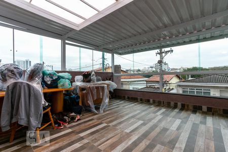 Terraço da suíte de casa à venda com 3 quartos, 140m² em Vila Maria Luisa, São Paulo