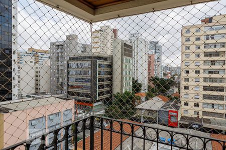 Vista da Sacada de apartamento à venda com 1 quarto, 42m² em Pinheiros, São Paulo