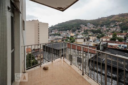 Varanda sala e quarto de apartamento à venda com 1 quarto, 55m² em Engenho Novo, Rio de Janeiro