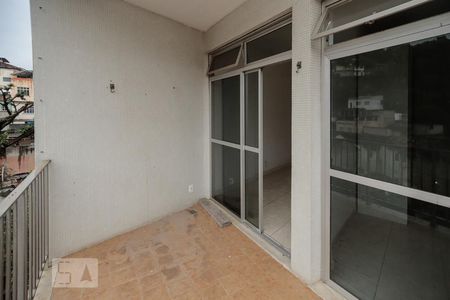 Varanda sala e quarto de apartamento à venda com 1 quarto, 55m² em Engenho Novo, Rio de Janeiro