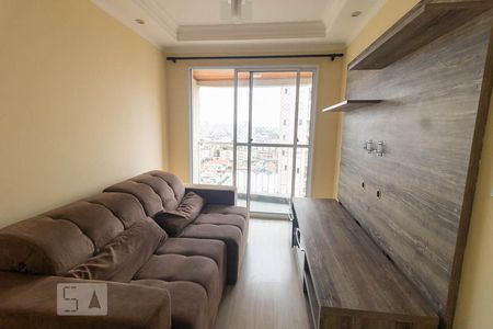 Sala de apartamento para alugar com 3 quartos, 60m² em Vila Scarpelli, Santo André