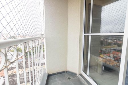 Varanda da Sala de apartamento para alugar com 3 quartos, 60m² em Vila Scarpelli, Santo André