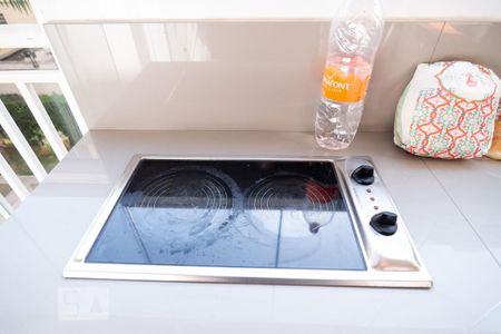 Varanda / Cozinha de apartamento à venda com 1 quarto, 31m² em Jardim Novo Santo Amaro, São Paulo