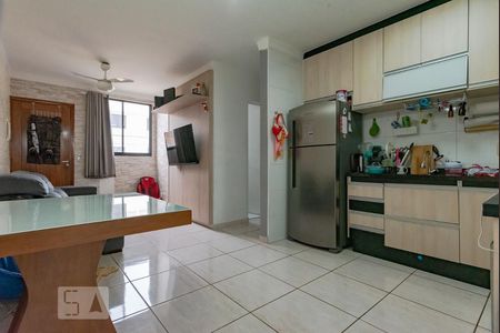 Sala/Cozinha de casa de condomínio à venda com 2 quartos, 58m² em Parque Beatriz, Campinas
