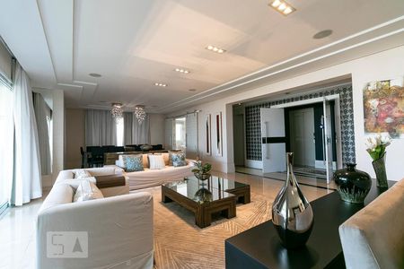 Sala de Estar de apartamento à venda com 4 quartos, 355m² em Jardim Analia Franco, São Paulo
