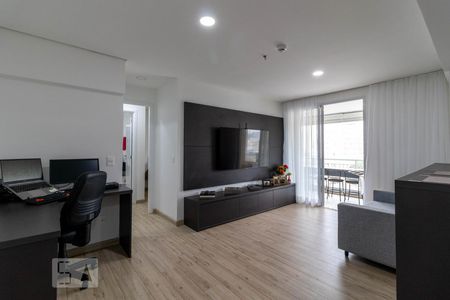 Sala de Estar e Jantar de apartamento para alugar com 1 quarto, 60m² em Santana, São Paulo