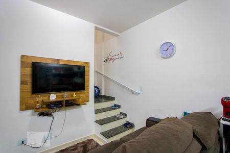 Sala/Cozinha de apartamento à venda com 2 quartos, 81m² em Vila Humaitá, Santo André