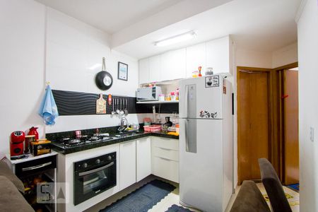 Sala/Cozinha de apartamento à venda com 2 quartos, 81m² em Vila Humaitá, Santo André