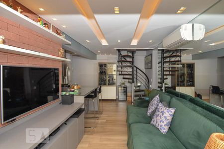 Sala de apartamento à venda com 3 quartos, 132m² em Vila Pompéia, São Paulo