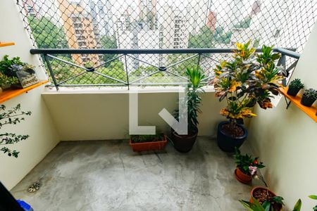 Varanda da Sala de apartamento à venda com 2 quartos, 60m² em Vila Andrade, São Paulo