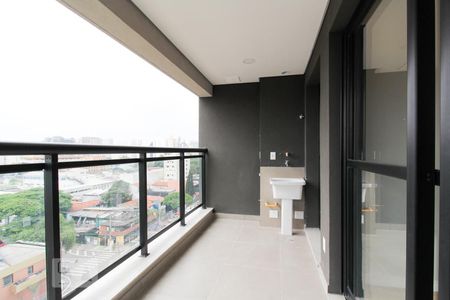 Varanda  de apartamento para alugar com 2 quartos, 54m² em Indianópolis, São Paulo