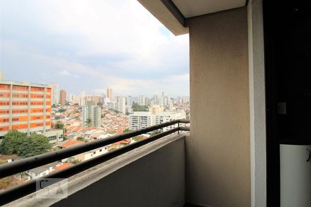 Varanda da sala de apartamento à venda com 1 quarto, 40m² em Vila Pompéia, São Paulo