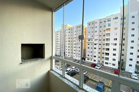 Sacada da Sala com Churrasqueira de kitnet/studio à venda com 2 quartos, 45m² em Vila Rosa, Novo Hamburgo