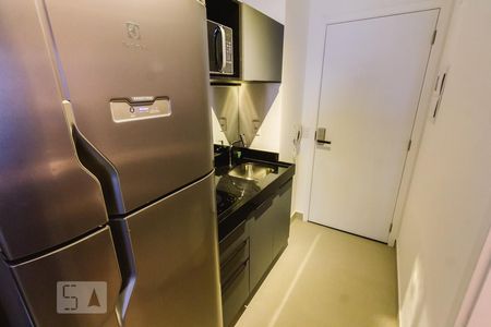 Cozinha de kitnet/studio para alugar com 1 quarto, 28m² em Perdizes, São Paulo