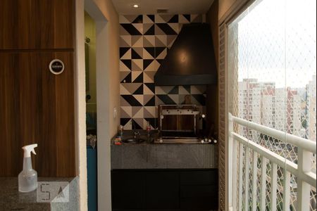 Varanda gourmet de apartamento à venda com 3 quartos, 70m² em Vila Prudente, São Paulo