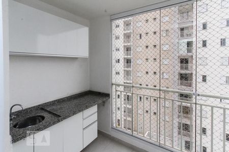 Varanda da Sala de apartamento para alugar com 2 quartos, 59m² em Vila Ema, São Paulo