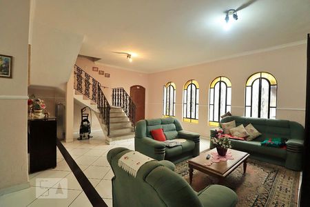 Sala de casa à venda com 5 quartos, 401m² em Vila Guiomar, Santo André