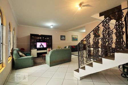 Sala de casa à venda com 5 quartos, 401m² em Vila Guiomar, Santo André