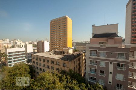 Vista da sala de apartamento para alugar com 1 quarto, 60m² em Centro, Curitiba