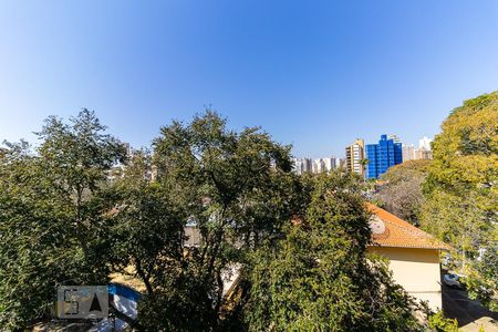 Vista da sacada de apartamento à venda com 1 quarto, 60m² em Cambuí, Campinas