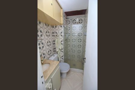 Banheiro Social de kitnet/studio à venda com 1 quarto, 23m² em Glória, Rio de Janeiro