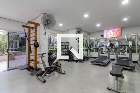 Apartamento para alugar com 40m², 1 quarto e 1 vaga Apartamento para alugar com 40m², 1 quarto e 1 vagaÁrea comum - Academia