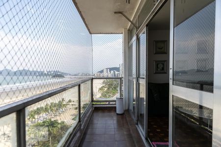 Sacada de apartamento para alugar com 3 quartos, 140m² em Gonzaga, Santos