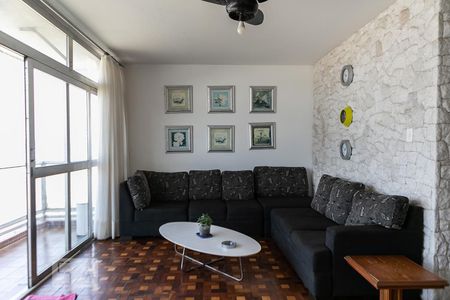 Sala de apartamento para alugar com 3 quartos, 140m² em Gonzaga, Santos