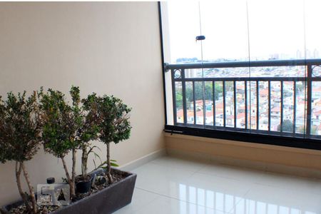 Varanda da Sala de apartamento para alugar com 3 quartos, 75m² em Parque Independência, São Paulo